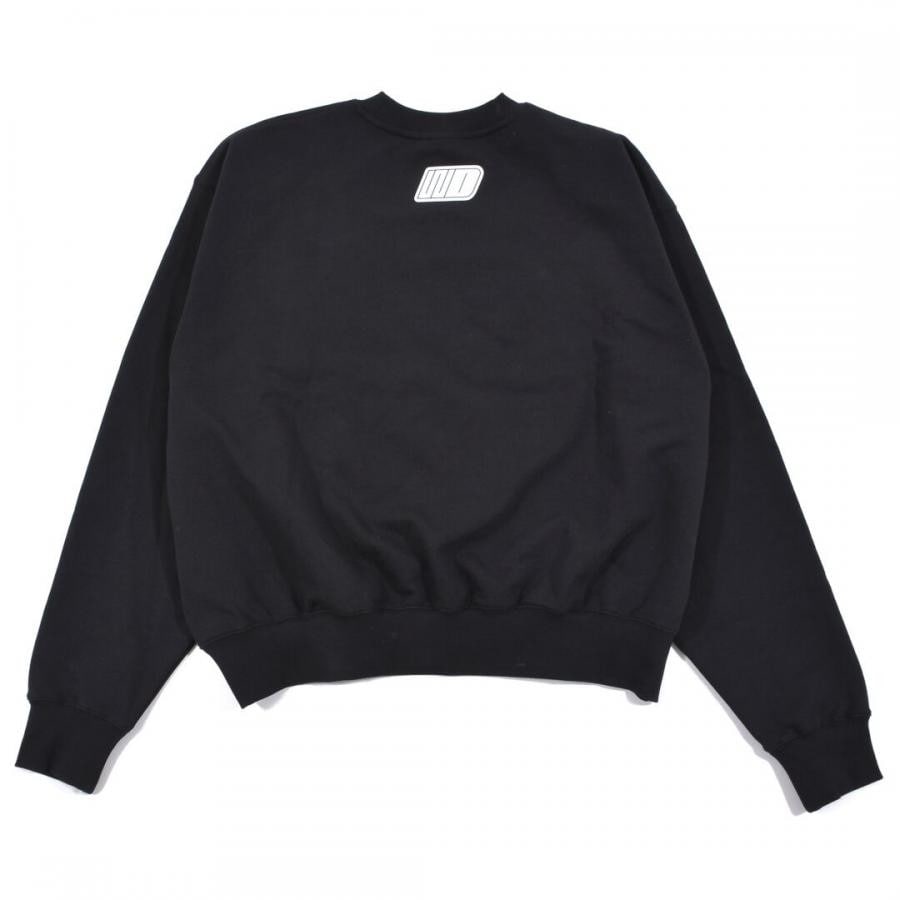 WE11DONE/BLACK WE11DONE RAINBOW FRONT LOGO SWEATSHIRT/BLACK BLACK M