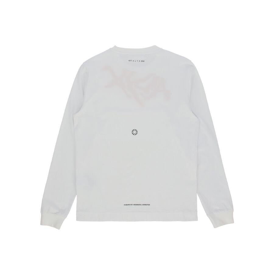 1017 ALYX 9SM / SPRAY LOGO L/S TEE / WHITE(L WHITE)｜ AYIN