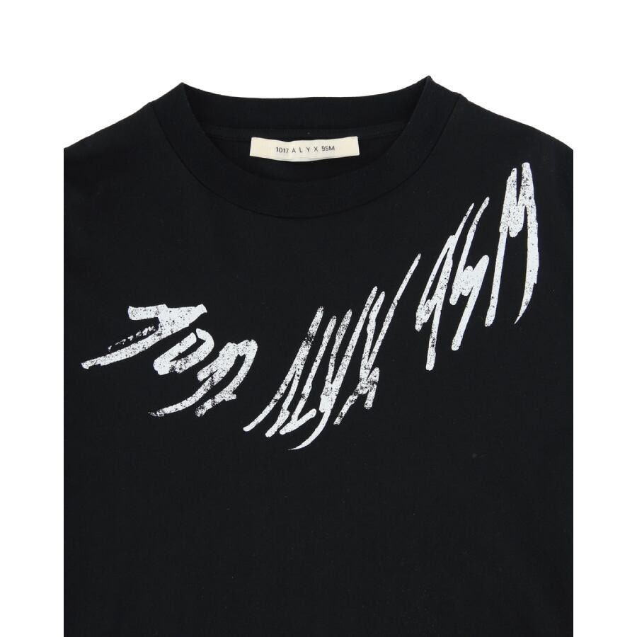 1017 ALYX 9SM / SCRIPT L/S TEE / BLACK BLACK XL