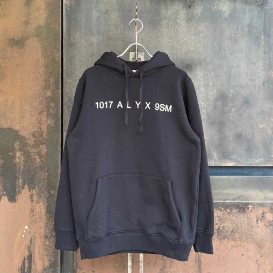 ALYX/1017ALYX9SM LOGO HOODIE/BLACK BLACK L