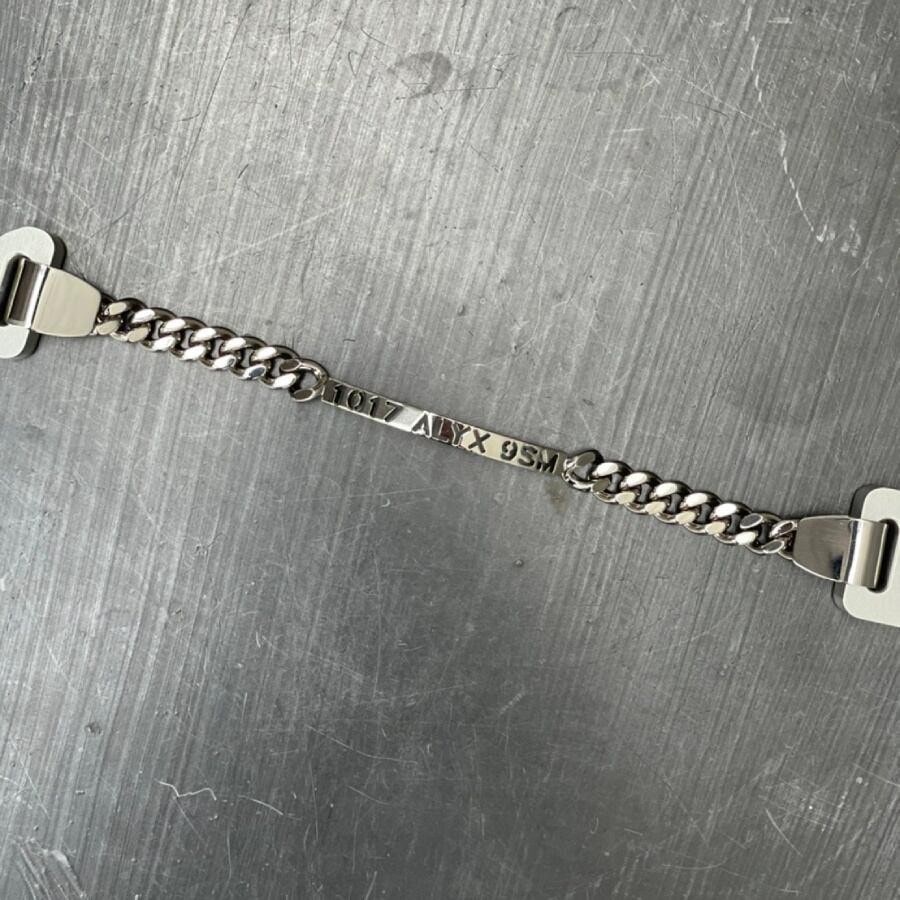 1017 ALYX 9SM/BUCKLE BRACELET/SILVER SILVER L/XL