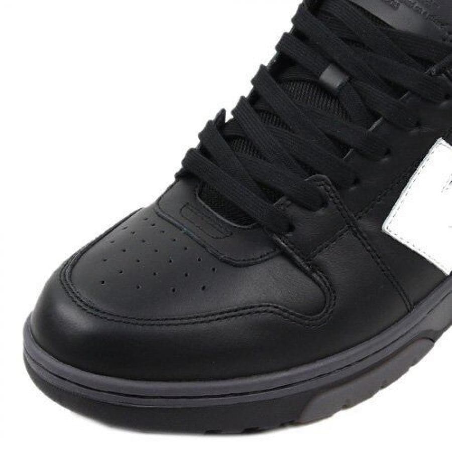 Off-White OUT OF OFFICE CALF LEATHER BLACK/WHITE 42