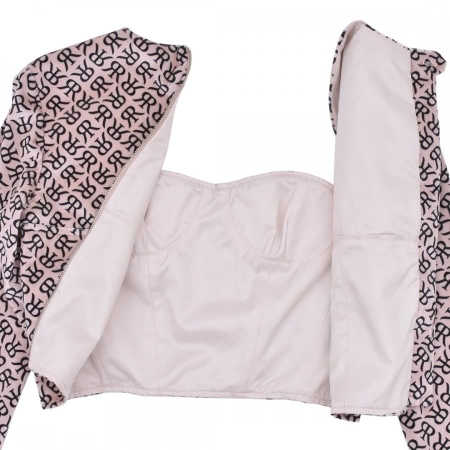 Rokh / CORSET WITH SLEEVE BLACK 34