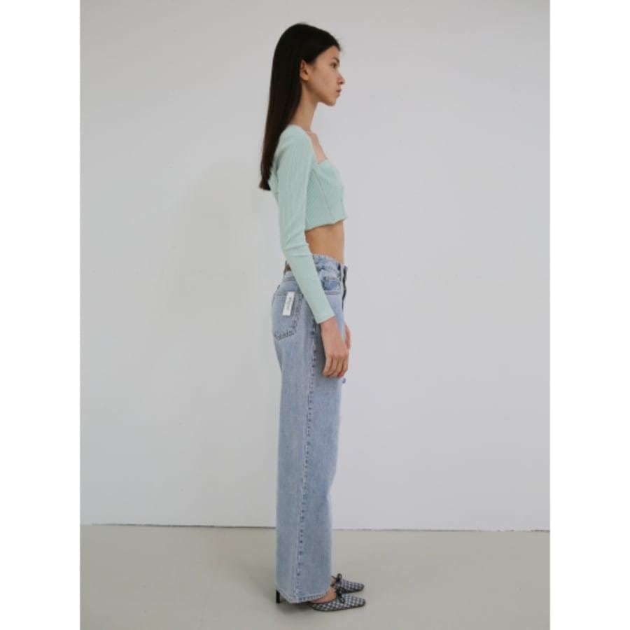 Rokh / LONG SLEEVE BUSTIERE CORSET / BLUE BLUE 34