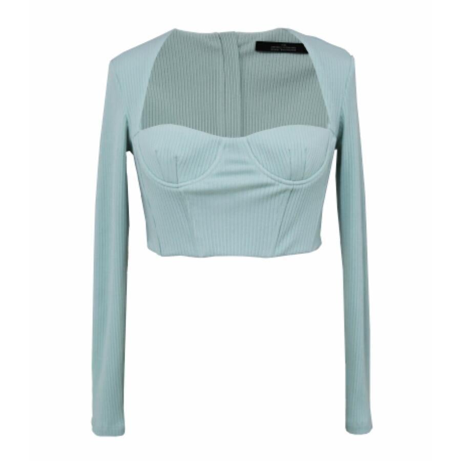 Rokh / LONG SLEEVE BUSTIERE CORSET / BLUE BLUE 36