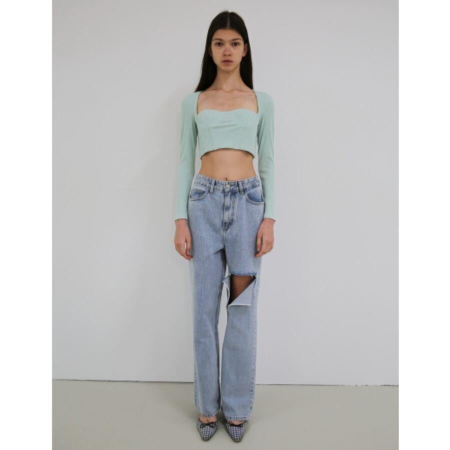 Rokh / LONG SLEEVE BUSTIERE CORSET / BLUE BLUE 36