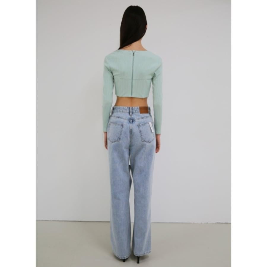 Rokh / LONG SLEEVE BUSTIERE CORSET / BLUE BLUE 36