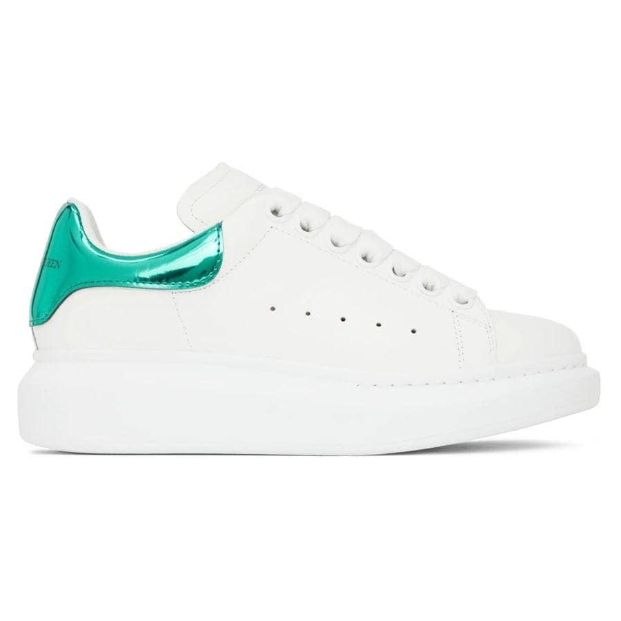 ALEXANDER MCQUEEN / SNEAKER PELLE S.GOMM LARRY/MIR/ WHITE/GREEN WHITE/GREEN 37