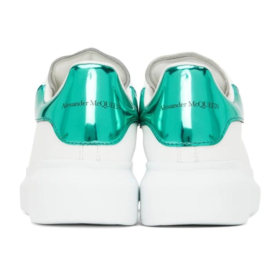 ALEXANDER MCQUEEN / SNEAKER PELLE S.GOMM LARRY/MIR/ WHITE/GREEN WHITE/GREEN 37