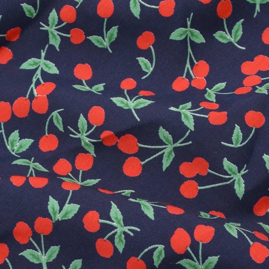 Rokh / LACE COLLAR MINI DRESS -NAVY CHERRY NAVY 34