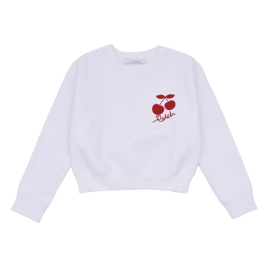 Rokh / CHERRY EMBLEM JUMPER NAVY S