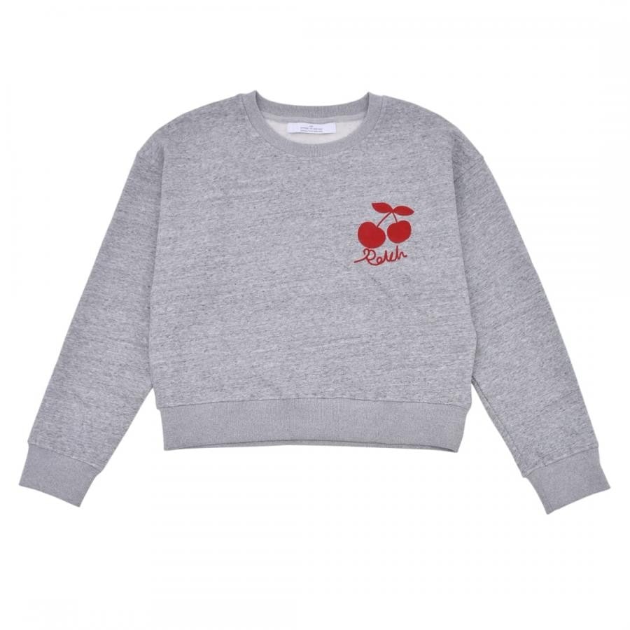 Rokh / CHERRY EMBLEM JUMPER NAVY S