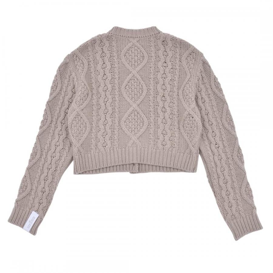 Rokh / CABLE KNIT CARDIGAN WITH BRA