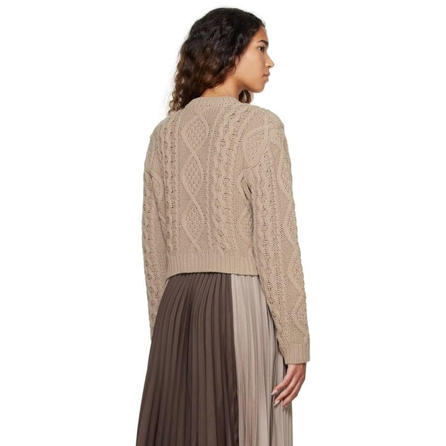 Rokh / CABLE KNIT CARDIGAN WITH BRA(XS BEIGE)｜ AYIN｜心斎橋PARCO 