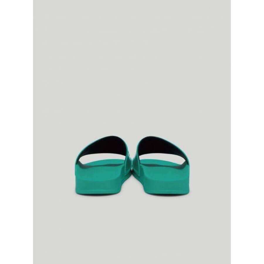 Palm Angels / POOL SLIDER / GREEN/WHITE GREEN/WHITE 41