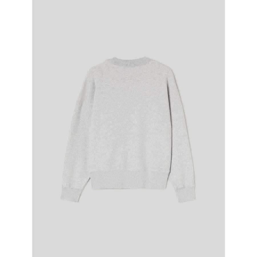 Palm Angels / PALM ANGELS BEAR FITTED CREW MELANGE / GREYBROWN GREYBROWN XS