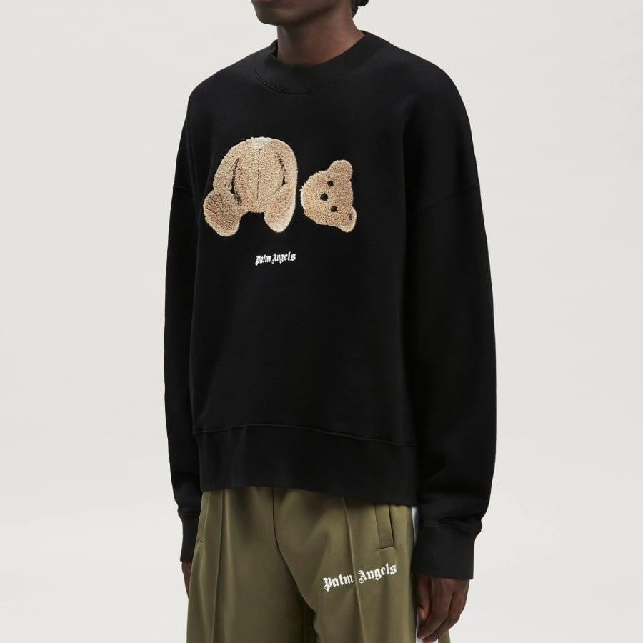 Palm Angels/PA BEAR CREW/BLACK/BROWN BLACK/BROWN M