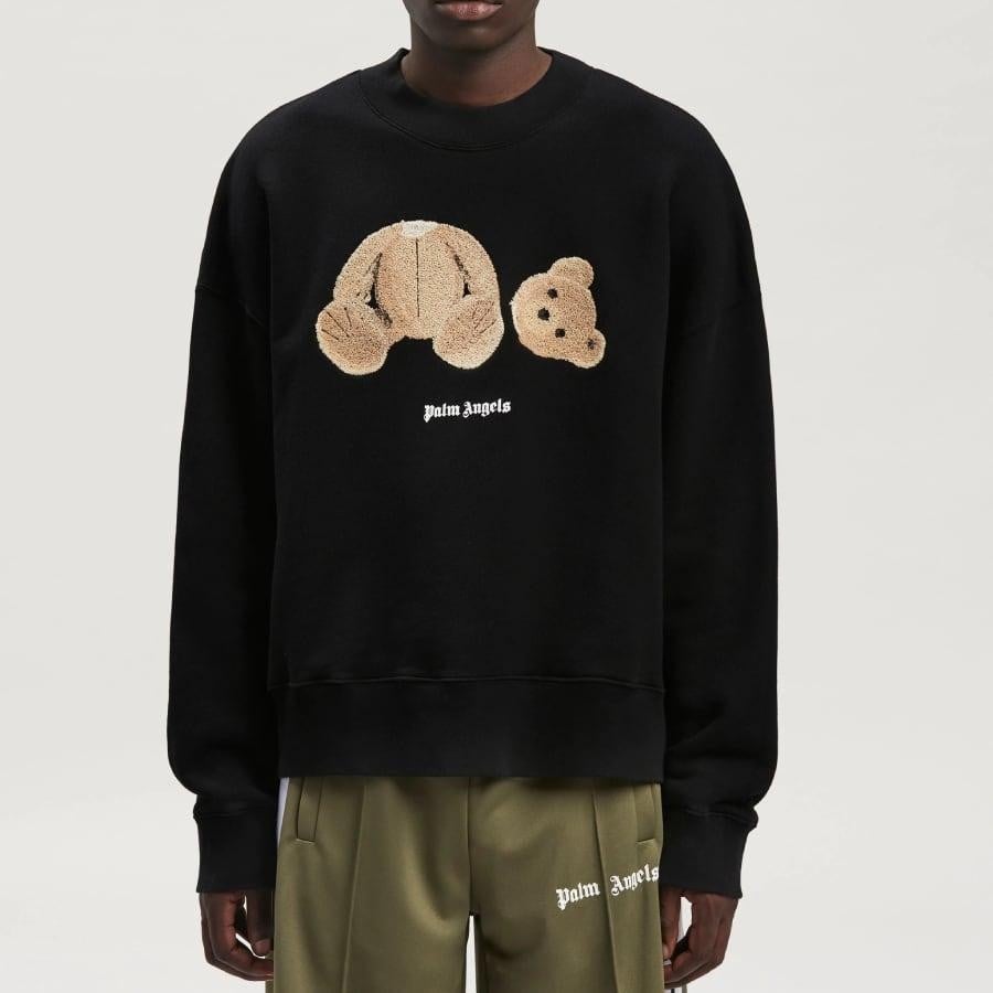 Palm Angels/PA BEAR CREW/BLACK/BROWN BLACK/BROWN L