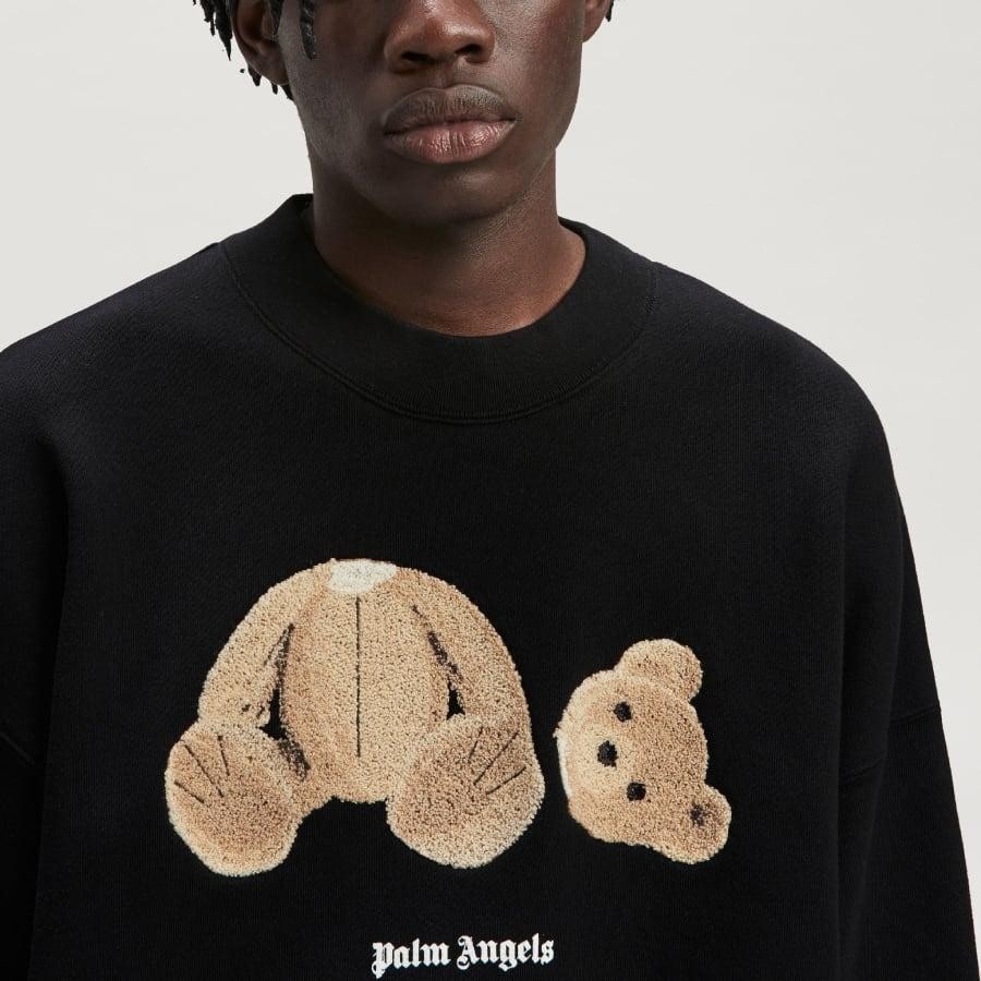 Palm Angels/PA BEAR CREW/BLACK/BROWN BLACK/BROWN L