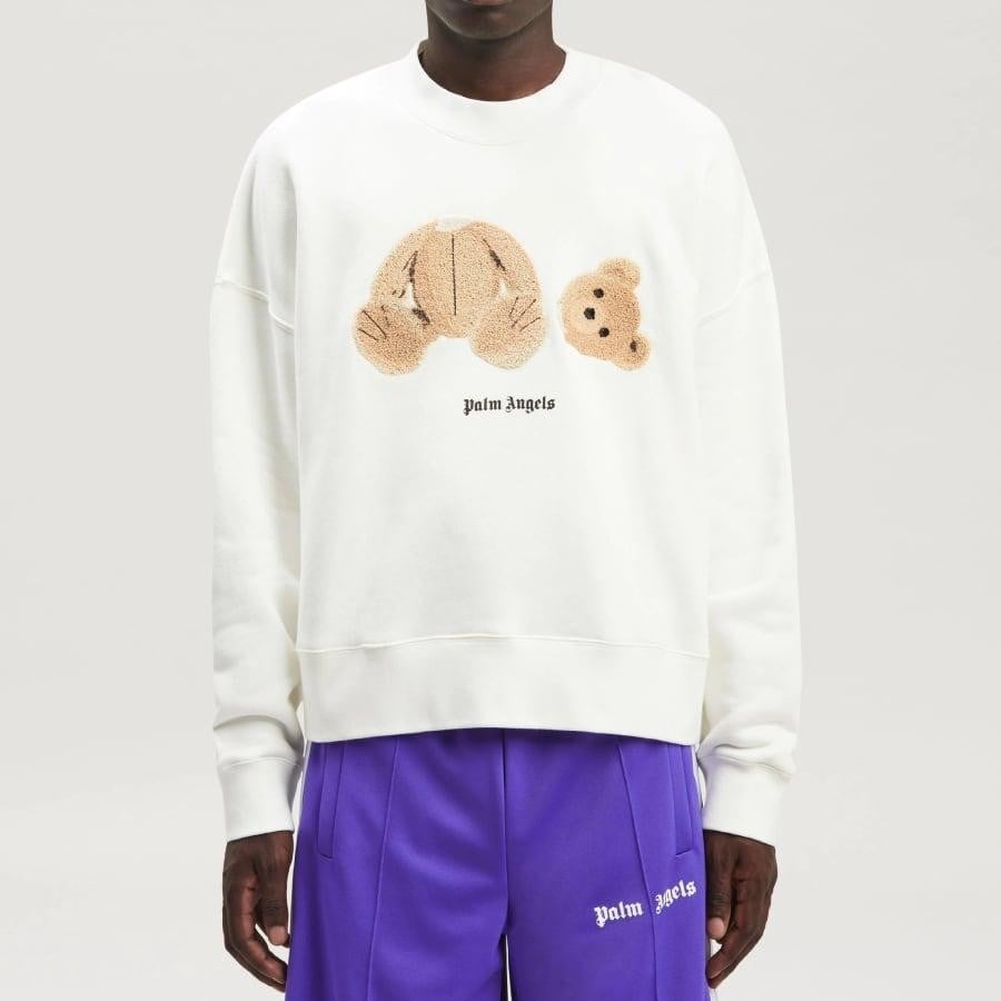 Palm Angels/PA BEAR CREW/OFF WHITE/BROWN OFF WHITE/BROWN L