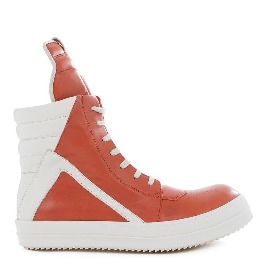 Rick Owens/GEOBASKET/ORANGE/WHITE ORANGE/WHITE 43