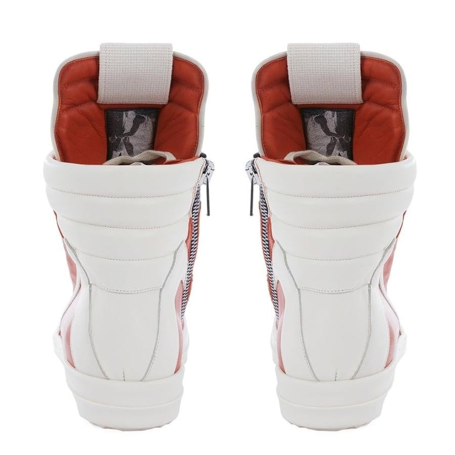 Rick Owens/GEOBASKET/ORANGE/WHITE ORANGE/WHITE 43