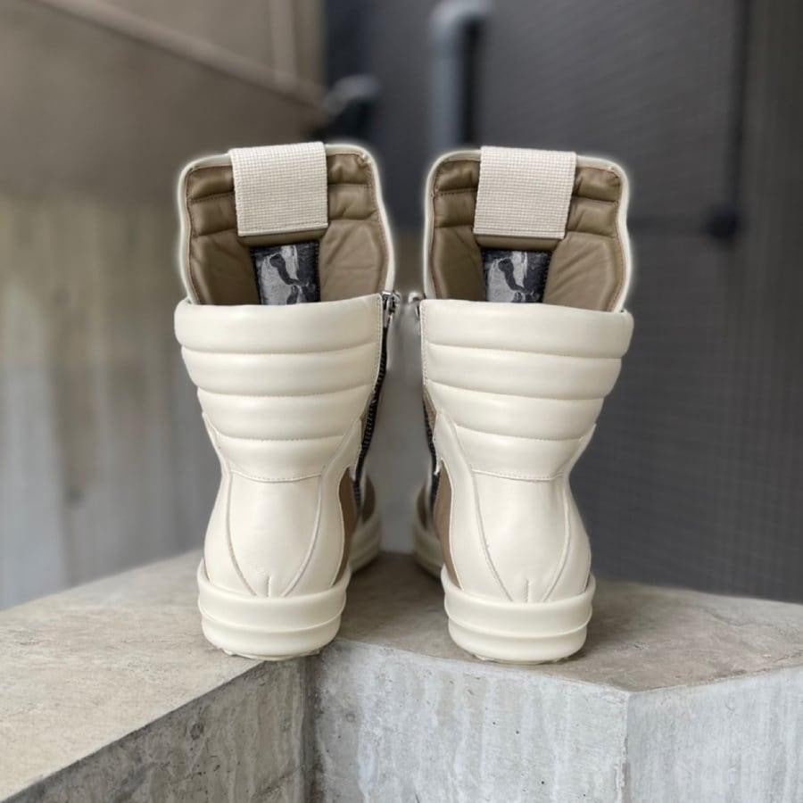Rick Owens/GEOBASKET/BROWN/WHITE(41 BROWN/WHITE)｜ AYIN