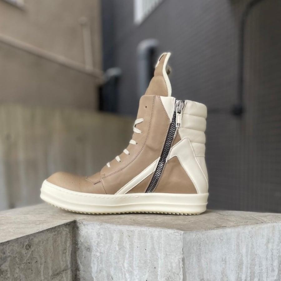 Rick Owens/GEOBASKET/BROWN/WHITE BROWN/WHITE 42