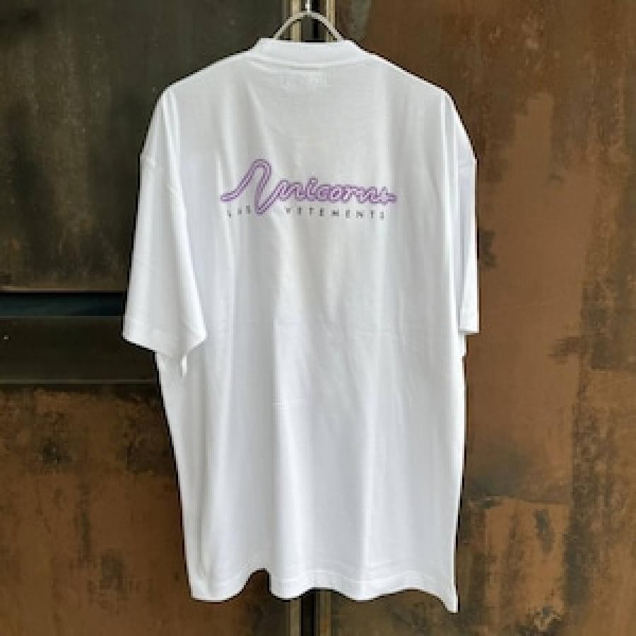 VETEMENTS/DOLPHIN-UNICORN T-SHIRT/WHITE