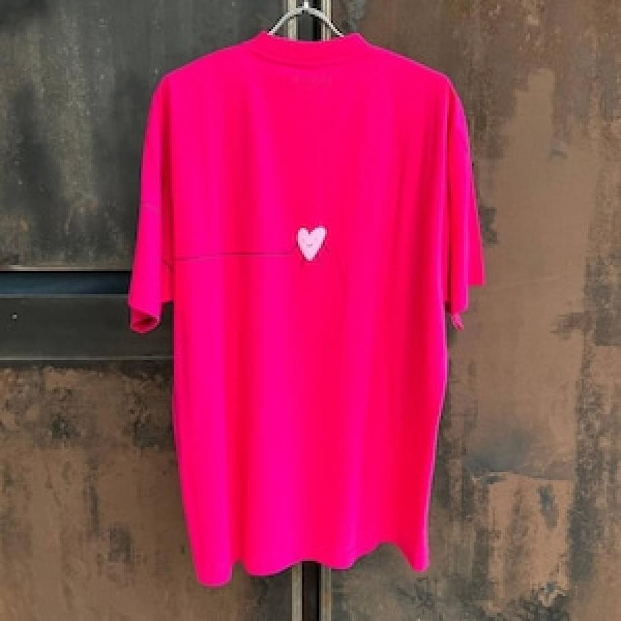 VETEMENTS/SOULMATE LOGO T-SHIRT/HOT PINK HOT PINK XS
