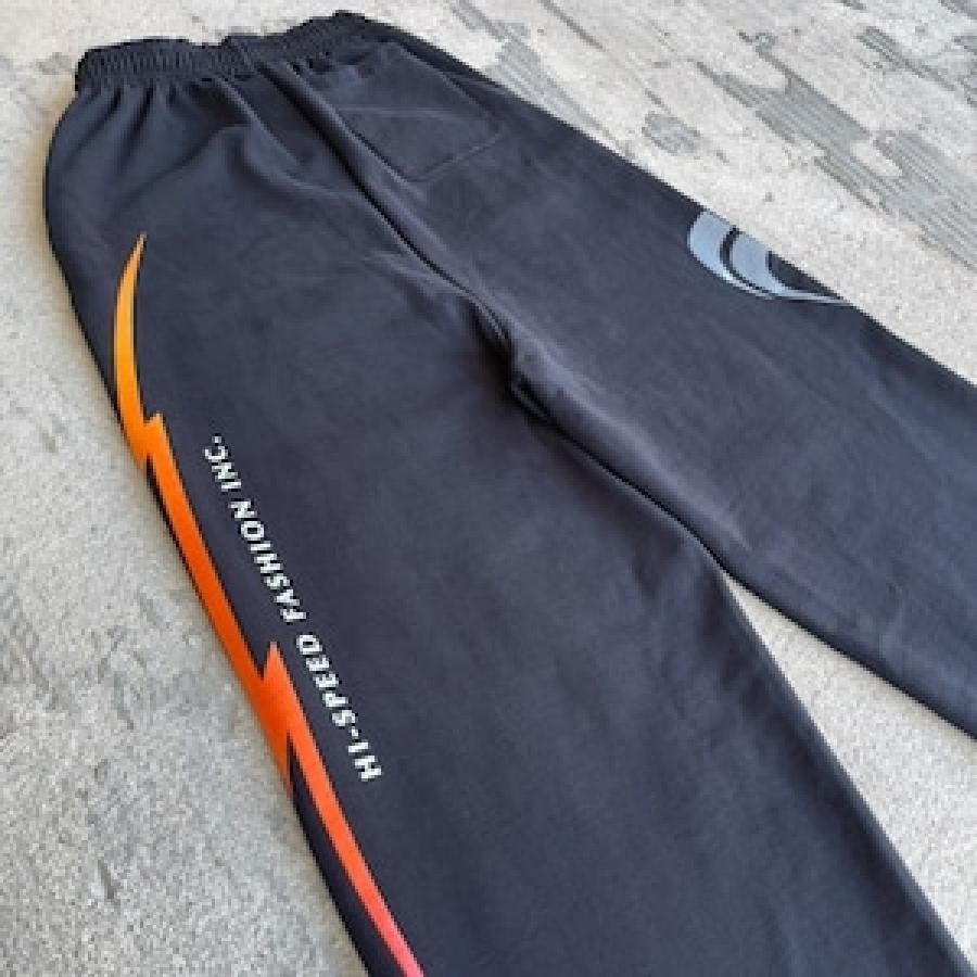 VETEMENTS/HI-SPEED WIDE SWEATPANTS/BLACK