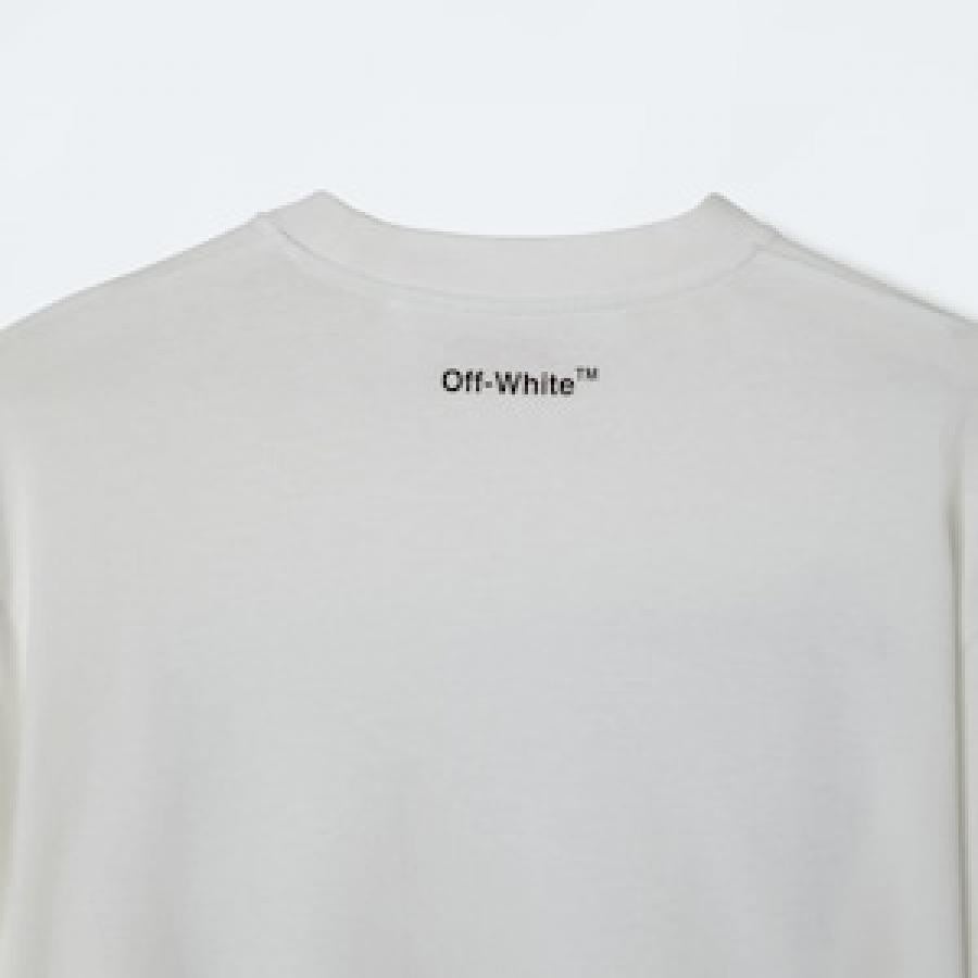 OFF WHITE/MONALISA SKATE L/S TEE/WHITE/BLUE WHITE/BLUE L