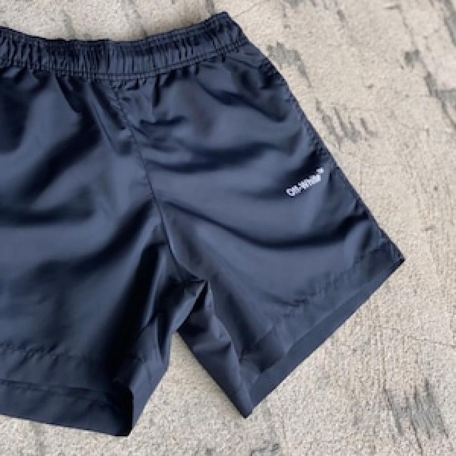 OFF WHITE/SINGLE ARROW SWIMSHORTS/BLACK/WHITE BLACK/WHITE S