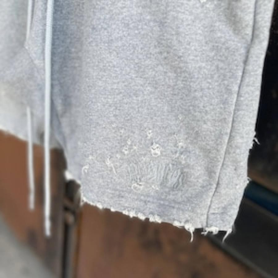 ZAC VARGAS / SHORT SWEAT PANTS(Grey) GREY M