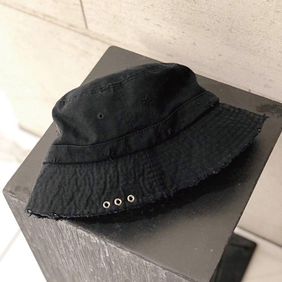 ZAC VARGAS / Bucket hat(black)