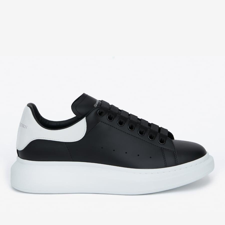 ALEXANDER McQUEEN/LEATHER UPPER AND RU/BLACK/WHITE BLACK/WHITE 41