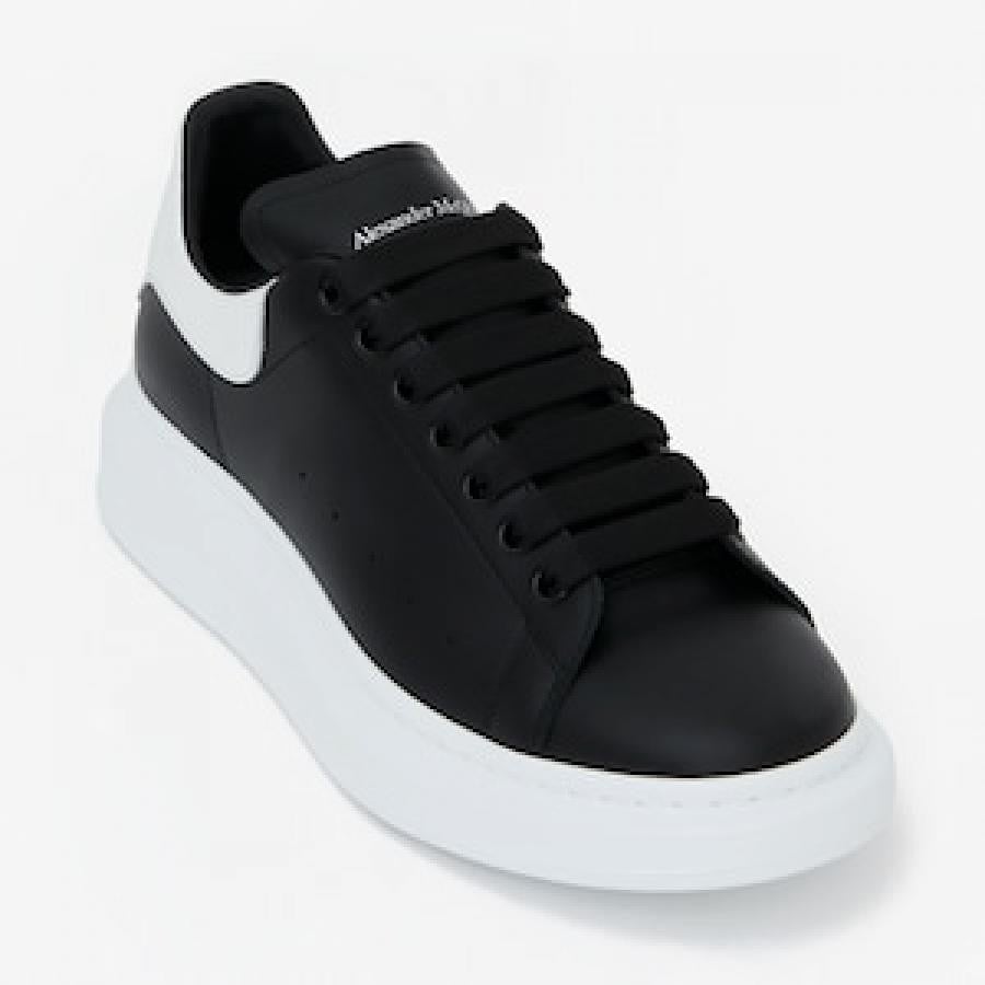 ALEXANDER McQUEEN/LEATHER UPPER AND RU/BLACK/WHITE BLACK/WHITE 41