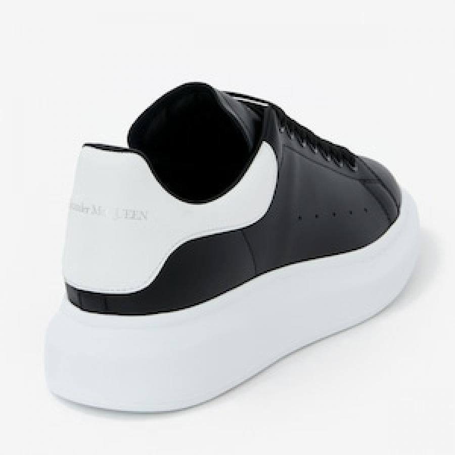 ALEXANDER McQUEEN/LEATHER UPPER AND RU/BLACK/WHITE BLACK/WHITE 42