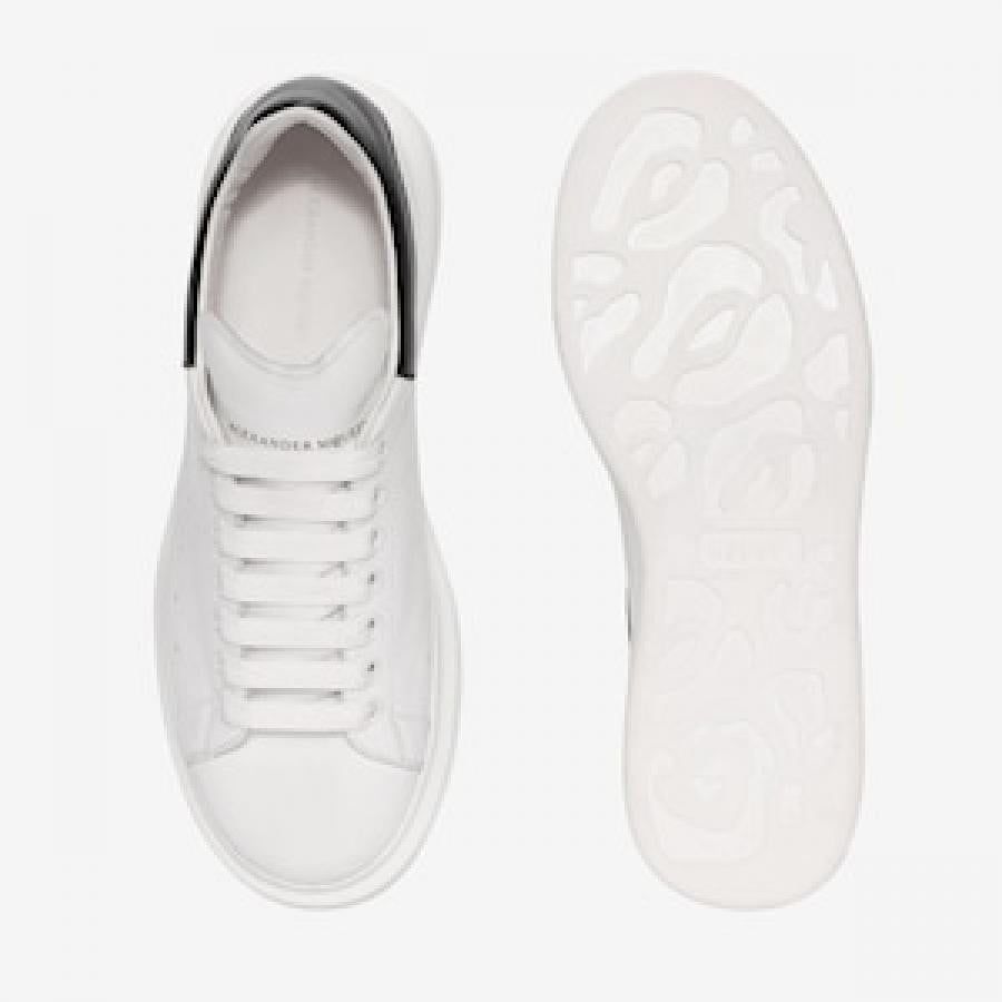 ALEXANDER McQUEEN/LEATHER UPPER AND RU/WHITE/BLACK WHITE/BLACK 42