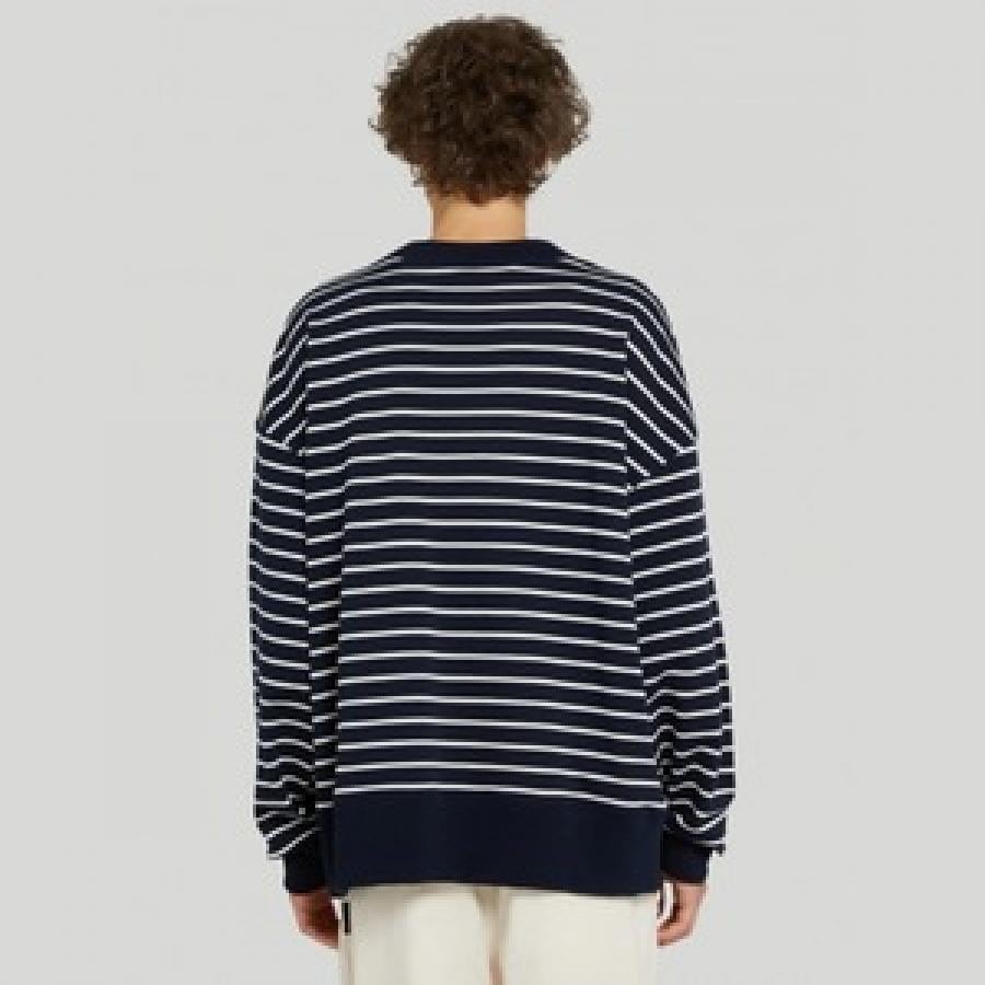 PA BEAR STRIPES CREW/NAVY/BROWN NAVY/BROWN XL