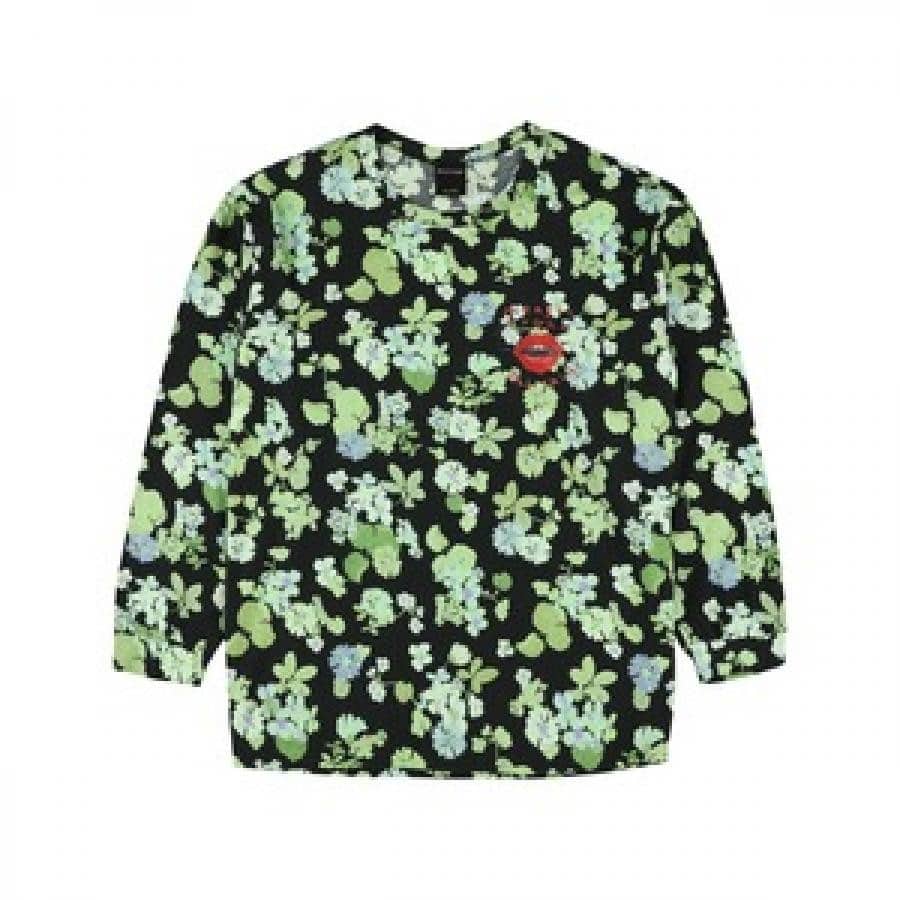 MERYLL ROGGE / LONG SLEEVE T-SHIRT / GREEN MULTI(S GREEN MULTI