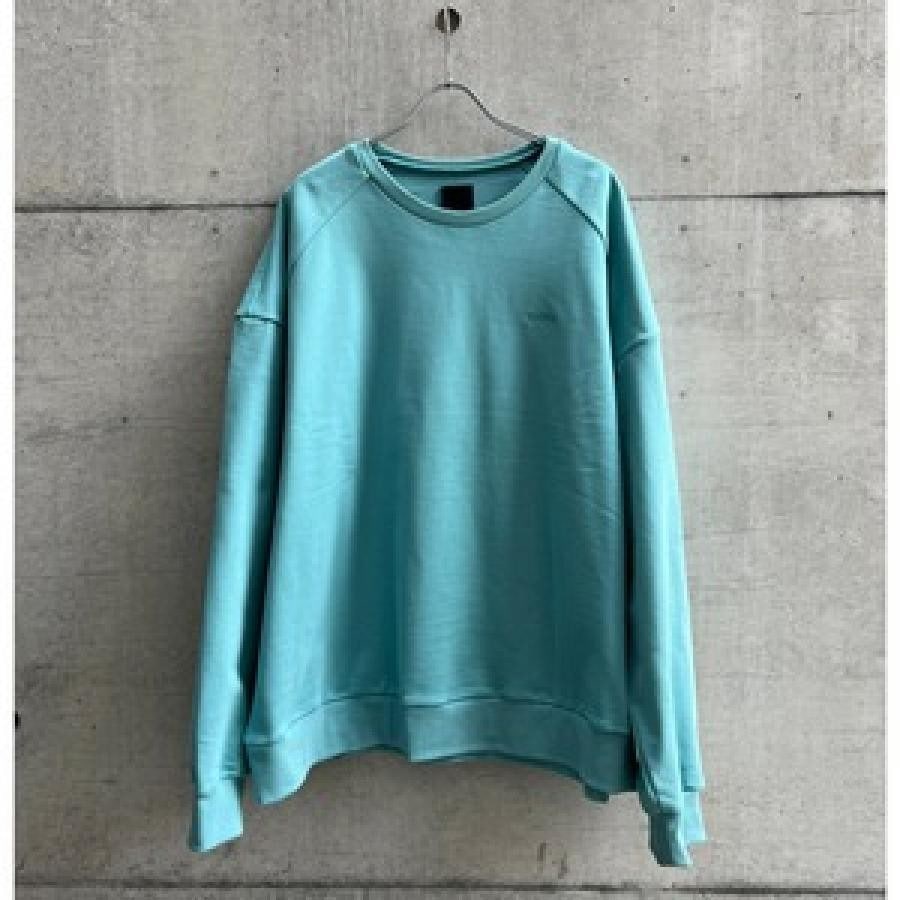 JUUN J / Lettering Loose Fit Sweat-Shirt / SKY BLUE SKY BLUE L