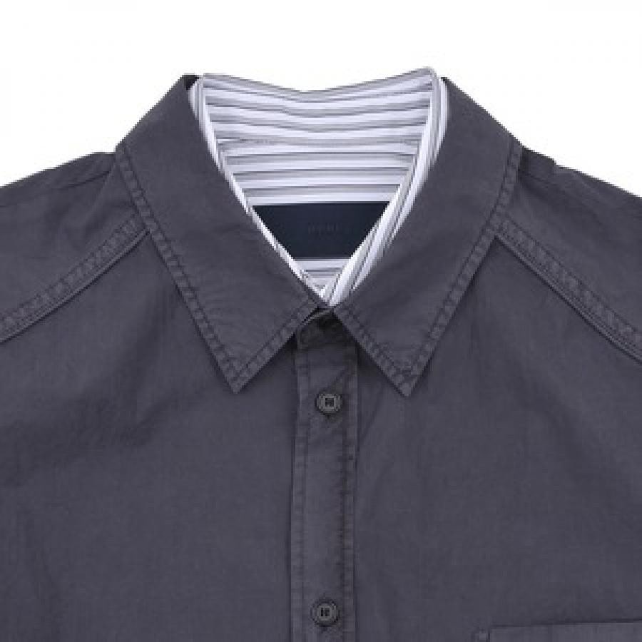 JUUN.J / Double Layered Shirt GREY 48