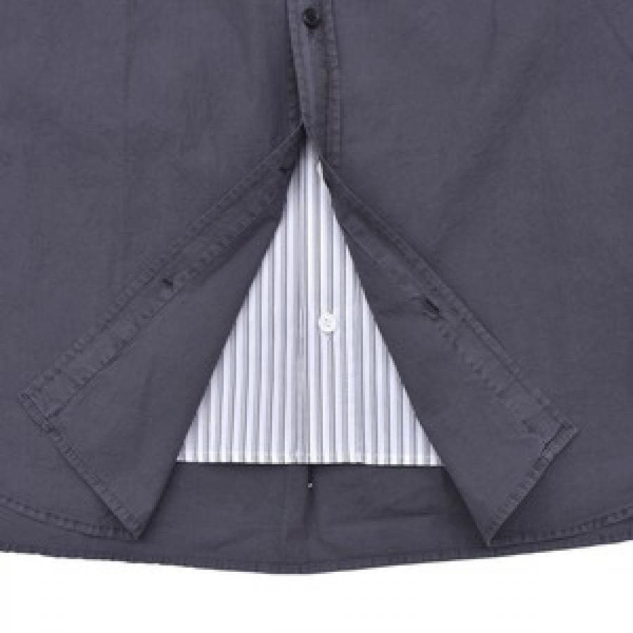 JUUN.J / Double Layered Shirt GREY 48