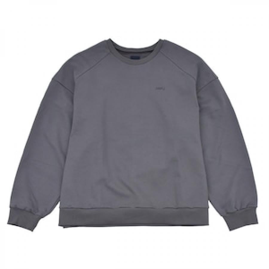 JUUN.J / Loose Fit Graphic Round Sweatshirt GREY L