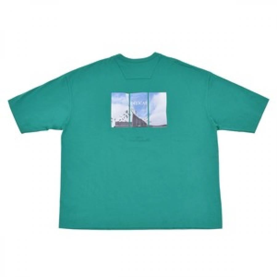 JUUN.J / Graphic Overfit Half Sleeve Tshirt GREEN GREEN M