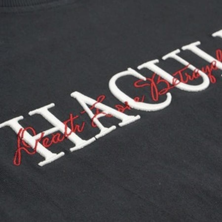 Haculla / HACULLA SCRIPT TEE / BLACK BLACK L