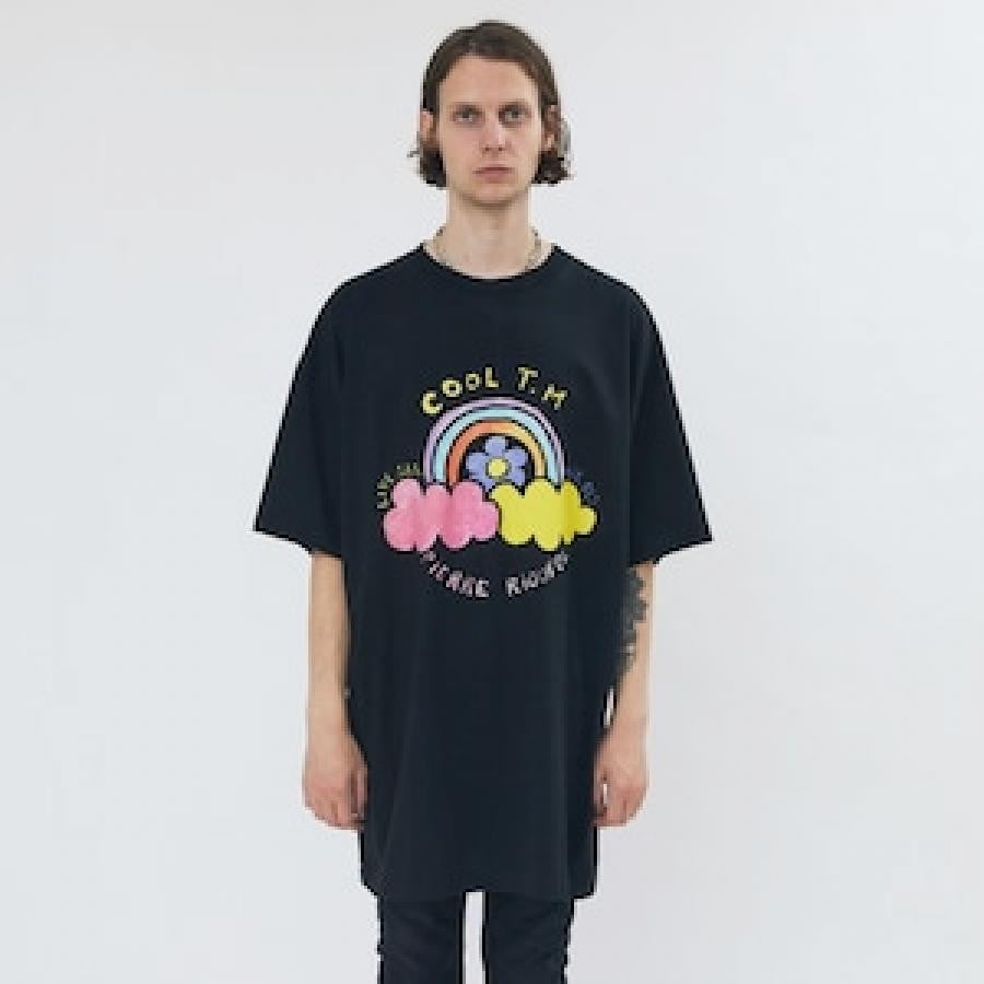 COOL T.M / OVERSIZE TSHIRT x PIERRE RIOUFOL / BLACK BLACK S