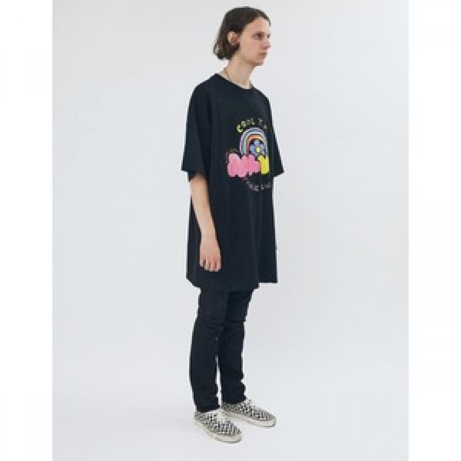 COOL T.M / OVERSIZE TSHIRT x PIERRE RIOUFOL / BLACK BLACK S
