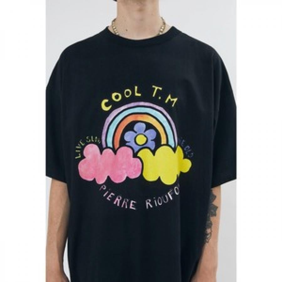 COOL T.M / OVERSIZE TSHIRT x PIERRE RIOUFOL / BLACK BLACK M